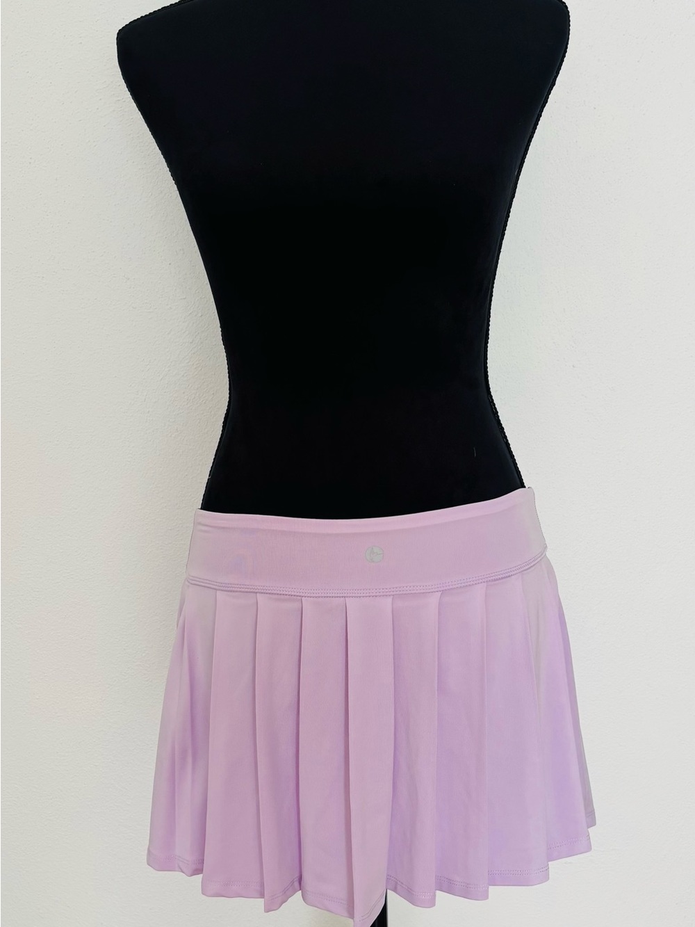 Active Lavender Pleated Skirt